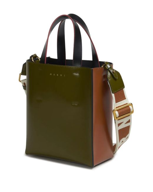 Borsa Tote di Marni in Green
