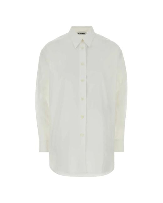 Jil Sander White Long-Sleeve Shirt
