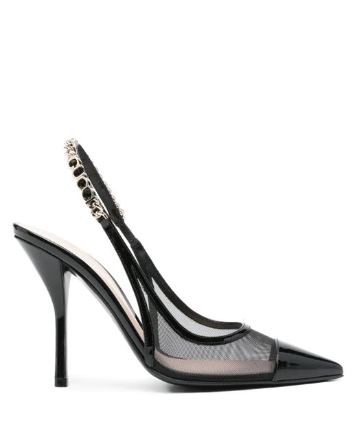 Zapato De Salón Signoria Con Talón Descubierto, Talla Gucci de color Black