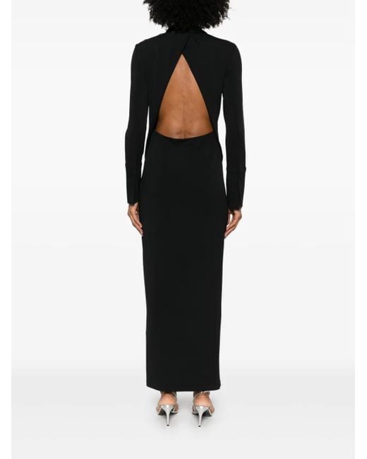 Sportmax Black Nias Maxi Dress