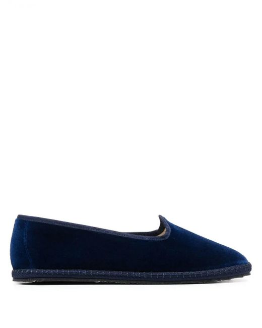 Scarosso Blue Valentina Slip-On Slippers