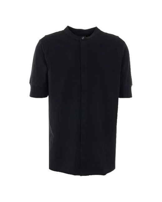 Thom Krom Black Button-Up Shirt for men