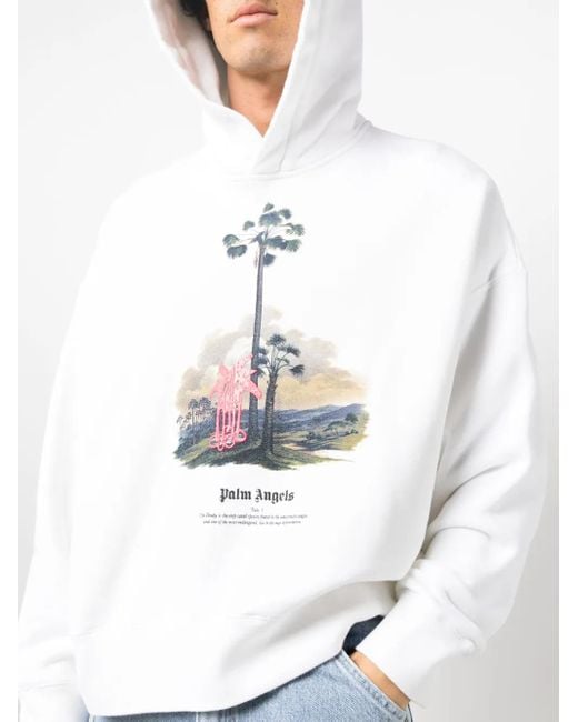 Palm Angels White Sweaters for men