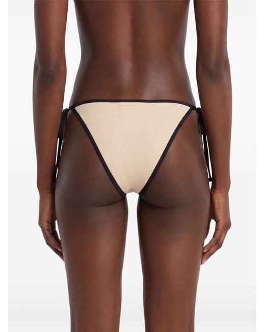 Totême Natural Stripe Tie Bikini Bottoms