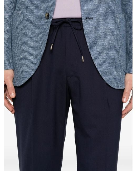 Briglia 1949 Blue Pantalon À Lien De Resserrage for men