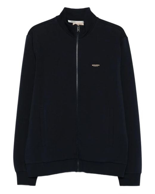 Woolrich Rollkragen-Sweatshirt mit Reißverschluss in Black für Herren
