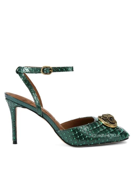 Sandali Goffrati 85Mm di Kurt Geiger in Green