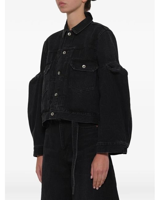 Sacai Denim Jack in het Blue