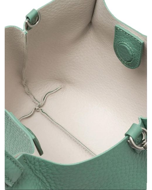 Gianni Chiarini Green Dua Leather Tote Bag