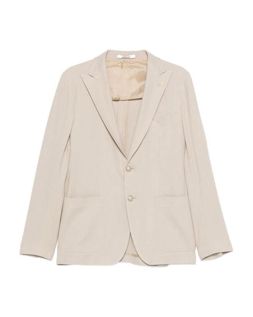 Tagliatore Natural Notched-Lapel Blazer for men