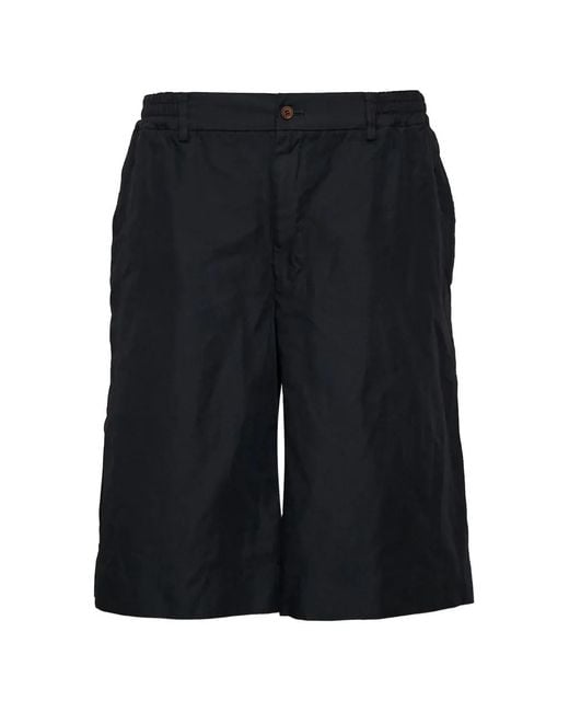Comme des Garçons Black Short Ample À Taille Élastiquée for men