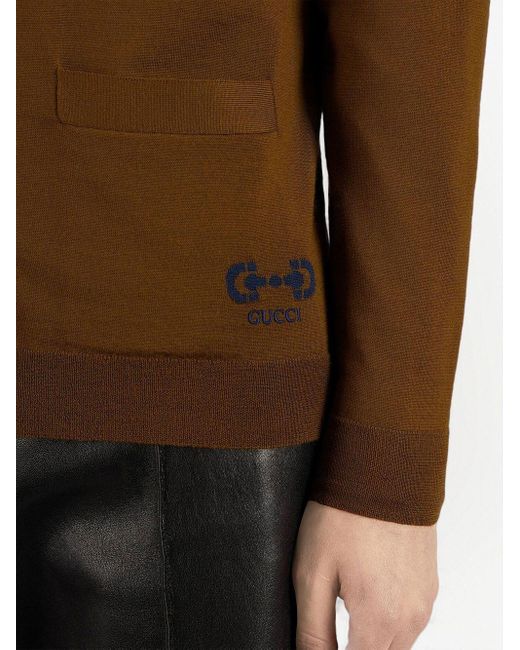 Gucci Vest Met V-hals in het Bruin voor heren | Lyst NL