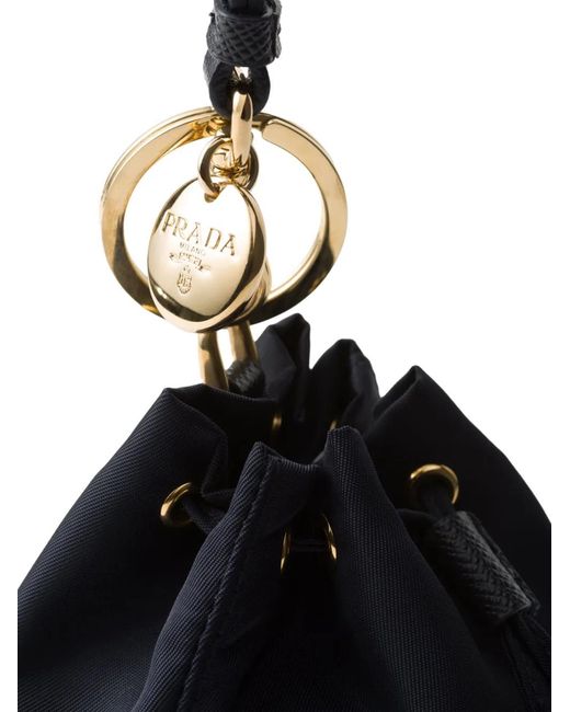 Prada Blue Mini Icon Keychain Charm