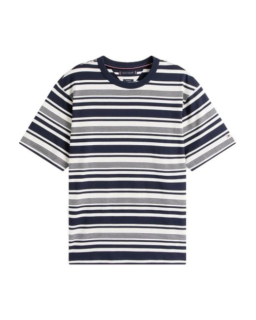 Tommy Hilfiger Blue Striped T-Shirt for men
