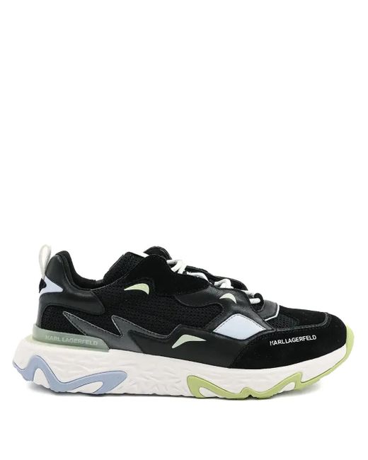 Sneakers Con Design A Inserti di Karl Lagerfeld in Black da Uomo