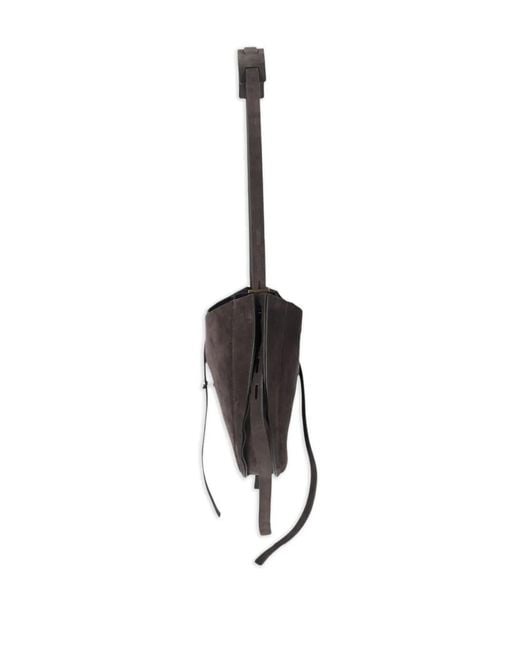 MINOBOSSI White Lizzie Adjustable-Strap Shoulder Bag