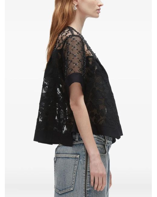 3.1 Phillip Lim ビーズ レーストップ Black