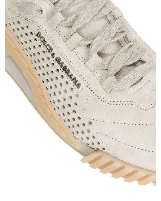 Baskets En Daim Dolce & Gabbana pour homme en coloris White