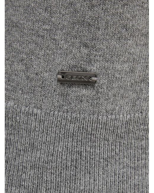 Geox Gray Pull À Plaque Logo for men
