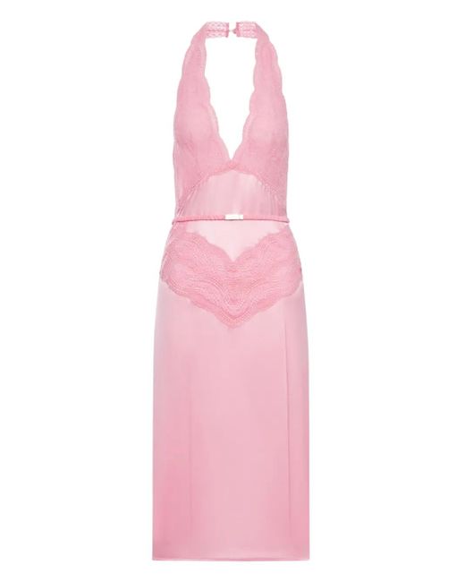Gucci Pink Silk Satin Dress