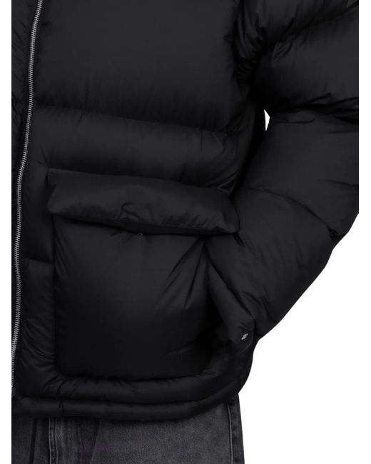 Auralee Black Zip-Fastening Padded Jacket for men