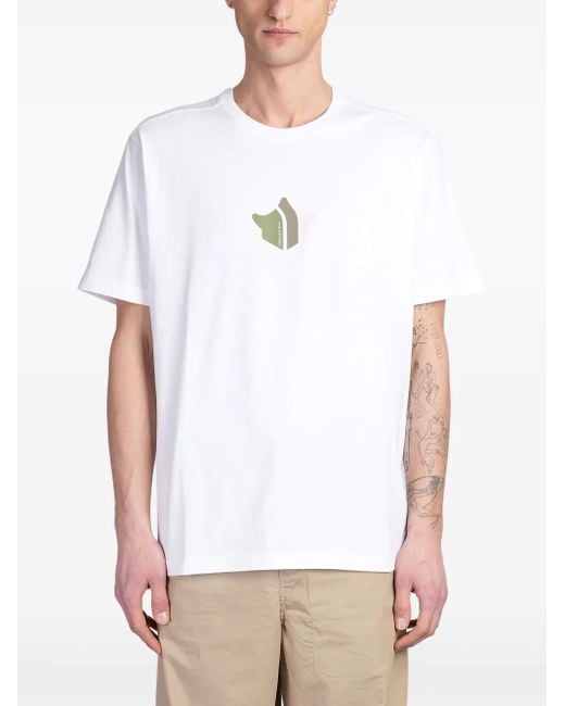 Maharishi Temple T-Shirt in White für Herren