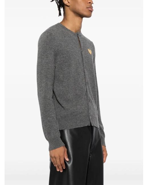 COMME DES GARÇONS PLAY Gray Comme Des Garcons Play Sweaters