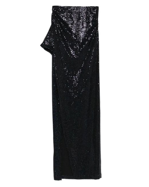 IRO Black Asymmetrischer Cubagua Rock mit Pailletten