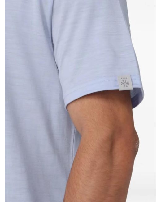 Jacob Cohen Blue Logo-Patch T-Shirt for men