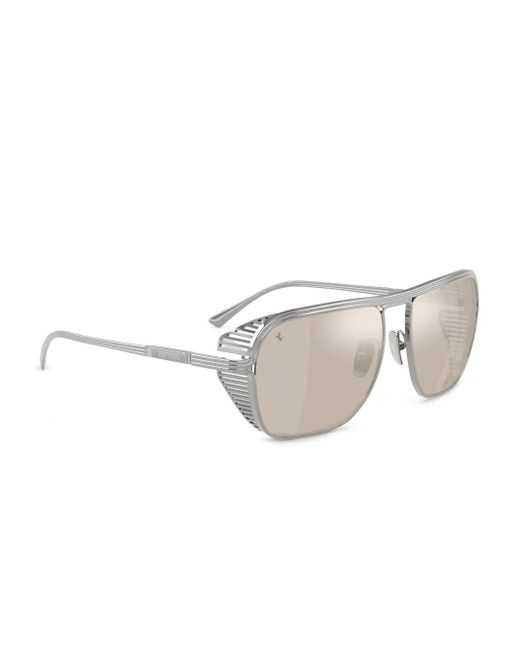 Ferrari Metallic Logo-Engraved Sunglasses