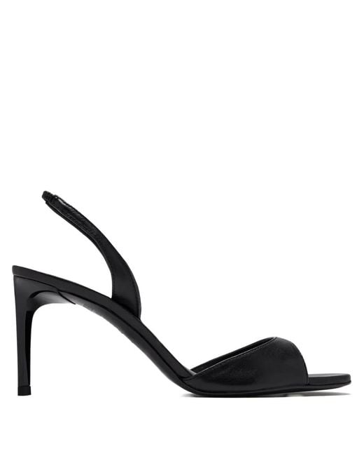 SCHUTZ SHOES Black 80Mm Scarlett Slingback Open-Toe Sandals