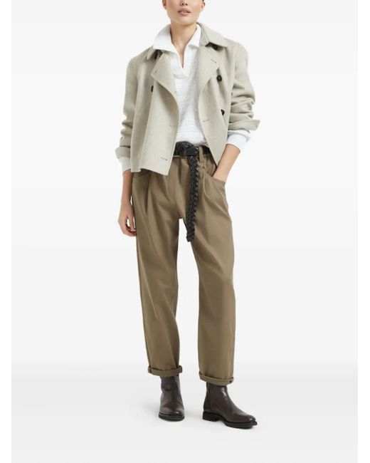 Brunello Cucinelli Natural Trousers