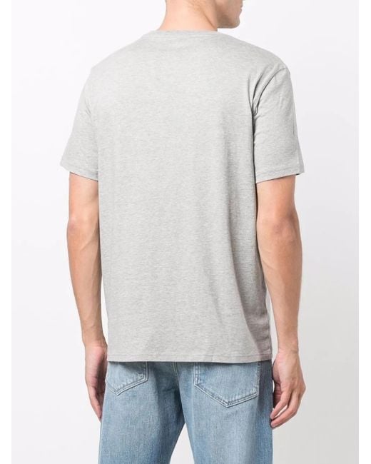 Polo Ralph Lauren Gray Polo Pony-Embroidered Cotton T-Shirt for men