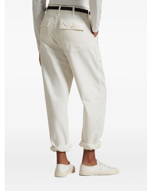Polo Ralph Lauren White Ricky Trousers