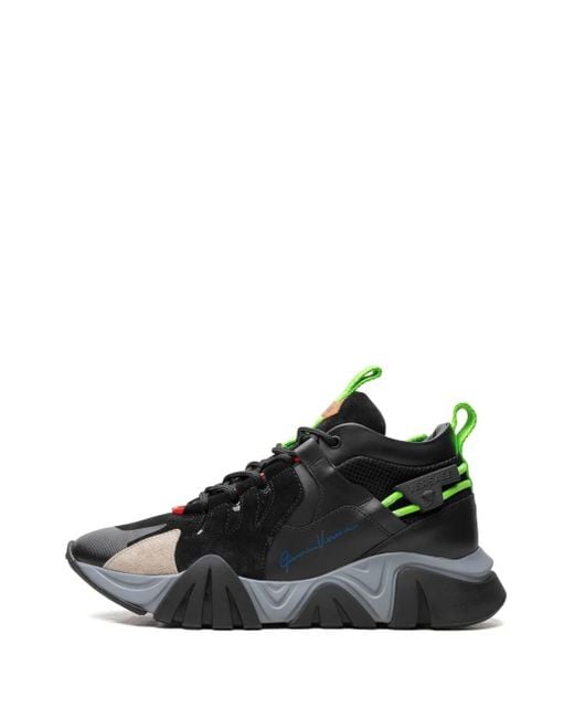 Baskets Squalo /Fluorescent' Versace pour homme en coloris Black