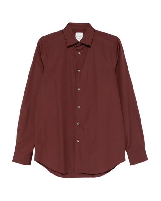 Paul Smith Purple Signature Stripe-cuffs Shirt for men