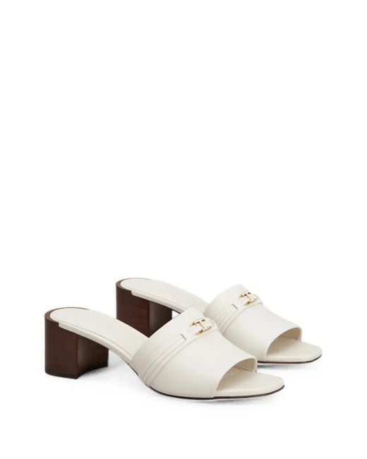 Tod's White Sandals