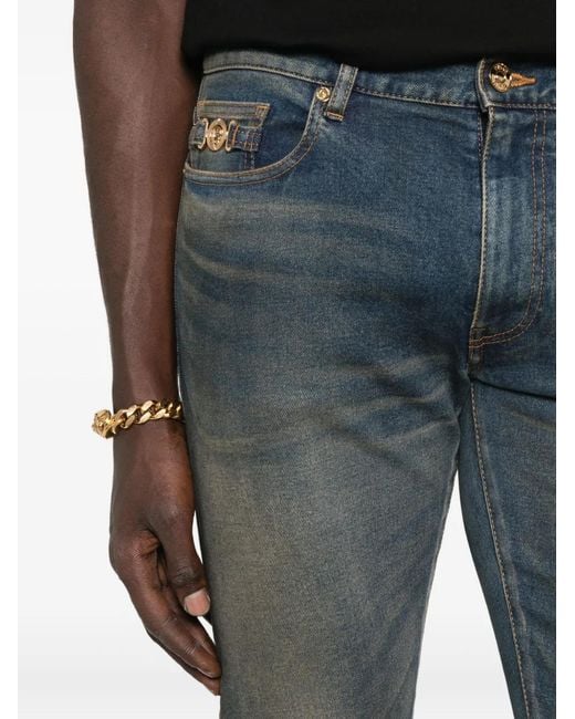 Versace Blue Medusa Jeans for men
