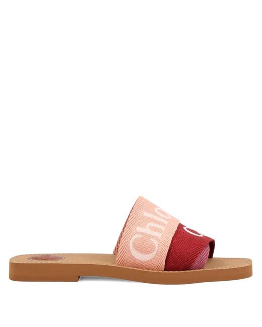 Chloé Pink Woody Mule