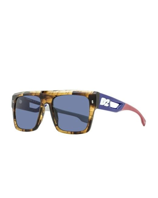 DSquared² Blue Square-Frame Sunglasses for men