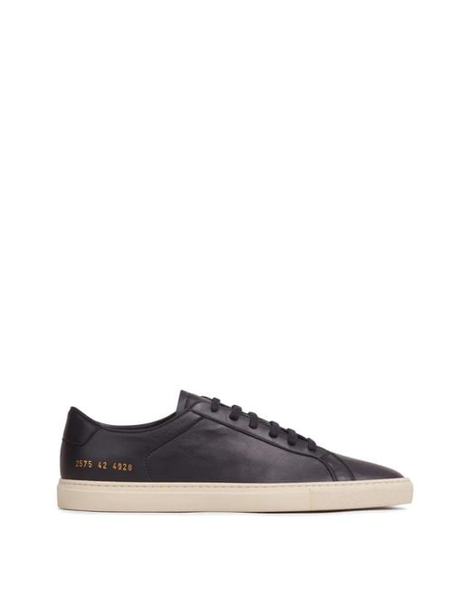 Common Projects White Lace-Up Leather Sneakers for men