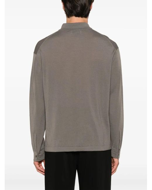 D4.0 Brown Wool Cardigan for men