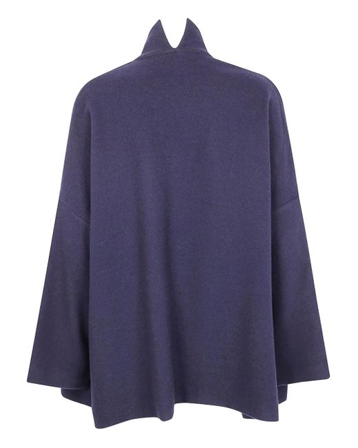 Daniela Gregis Blue Patch-Pocket Wool Jacket