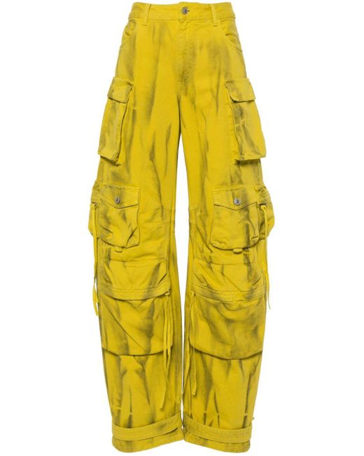 Pantalones cargo Fern The Attico de color Yellow