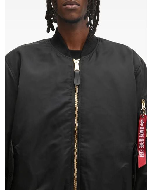 Chaqueta Bómber Reversible No Problemo de hombre de color Black