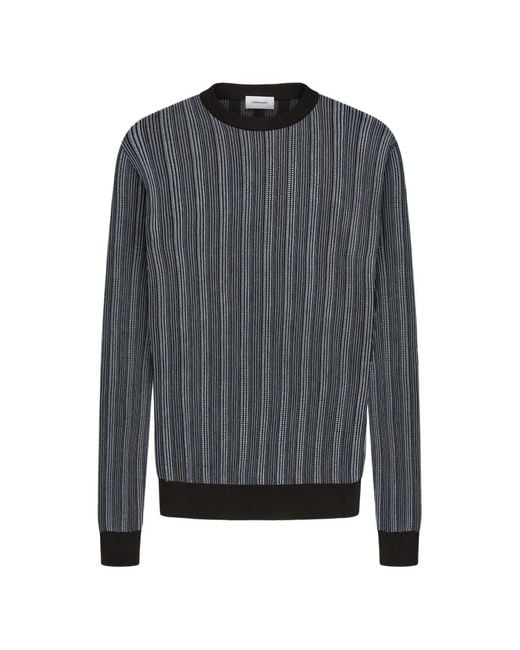 Ferragamo Gray Crew-Neck Sweater for men