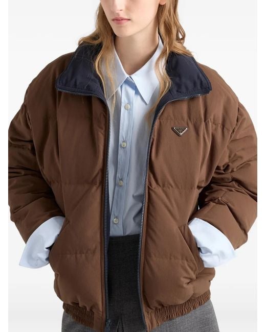 Chaqueta Re-Nylon Reversible Prada de color Blue