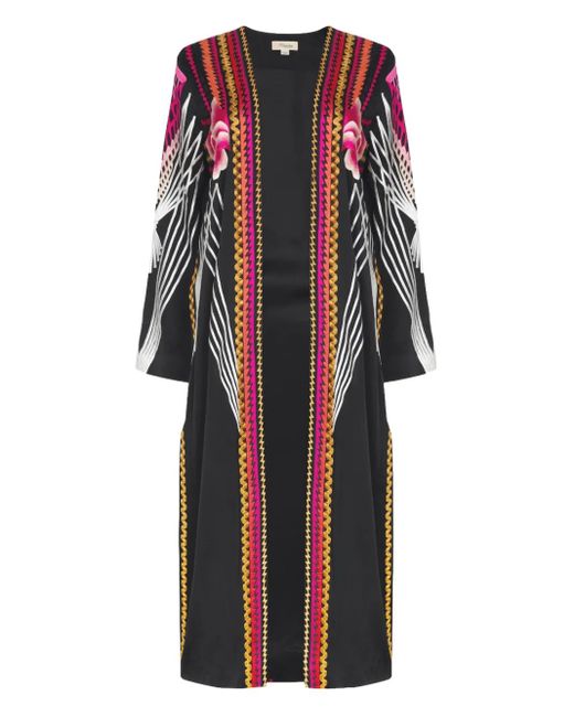 Temperley London Romina Jas Met Borduurwerk in het Black