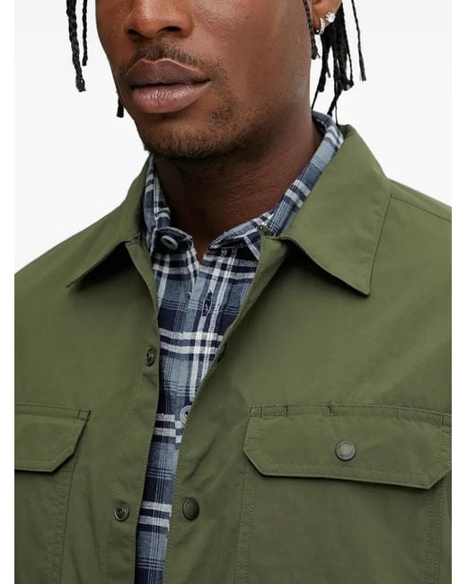 Mammut Green Flap-Pocket Shirt for men