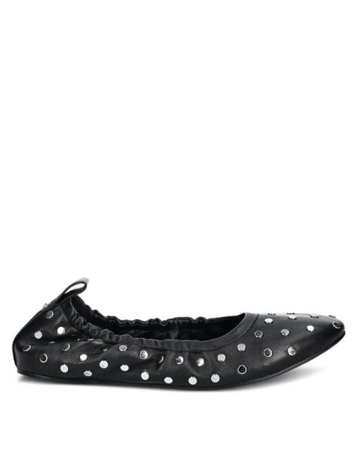 MICHAEL Michael Kors Black Ballerinas mit Nietendetail